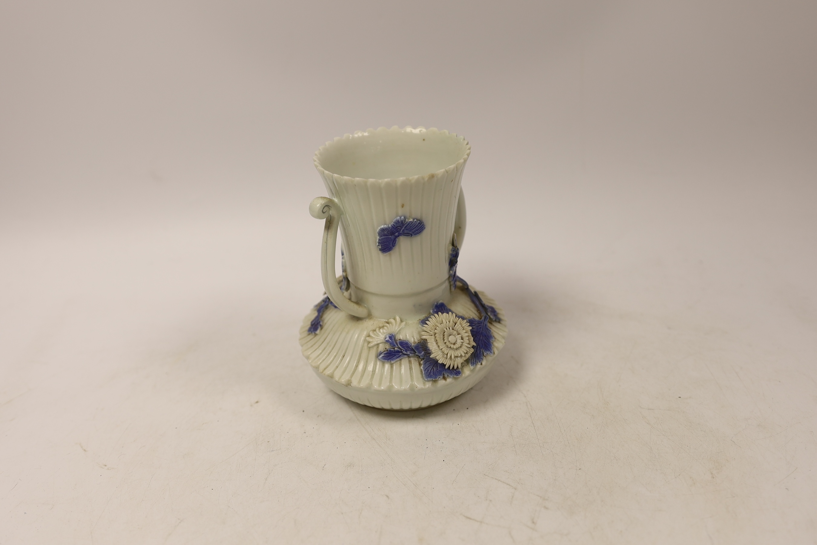 A Japanese two handled vase, 12.5cm high
